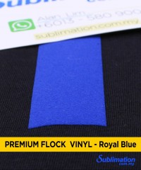 Royal Blue Flock Vinyl